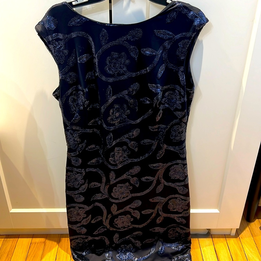 Beaded jersey dress